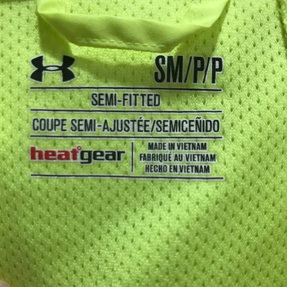 Under Armour Semi Fitted HeatGear Neon Jacket - S - Picture 5 of 7